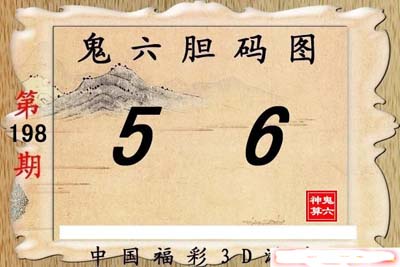 198期【鬼六神算】胆码图