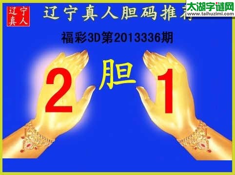 3d336期：【辽宁真人】胆码