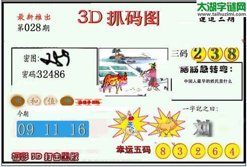 3d028期抓码王