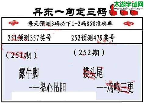 福彩3d第14252期山东真诀