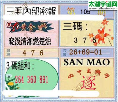 3d105期：3d三毛图库总汇