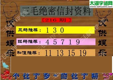 3d216期：3d三毛图库总汇
