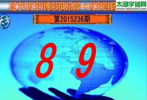 天宇图谜第2015236期胆码图