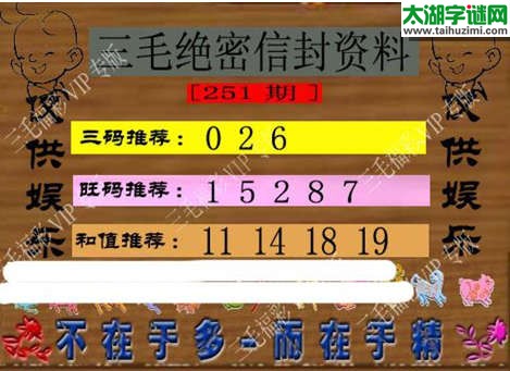 3d251期：3d三毛图库总汇