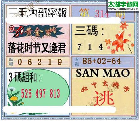 3d314期：3d三毛图库总汇
