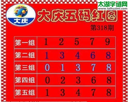 3d318期：大庆黑胆王图迷