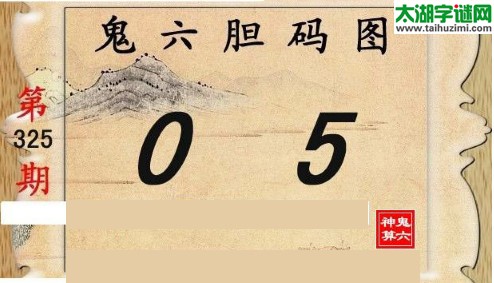 鬼六神算胆码图-15325期