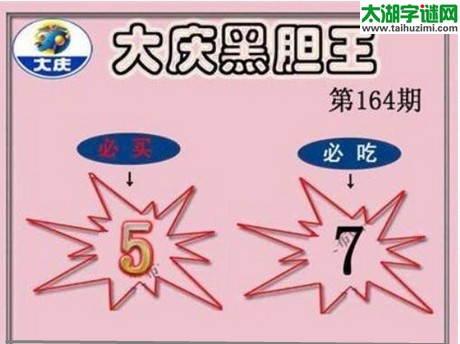 3d164期：大庆黑胆王图迷