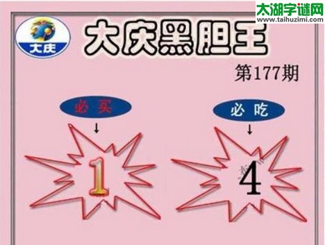 3d177期：大庆黑胆王图迷