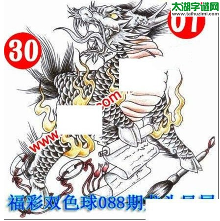 双色球2016088期：龙头凤尾图谜