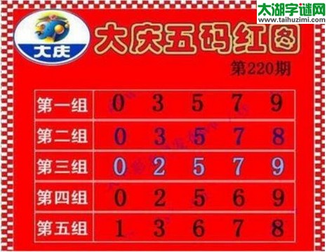大庆黑胆王图16220期
