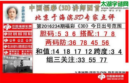 于海滨专家点评16234期