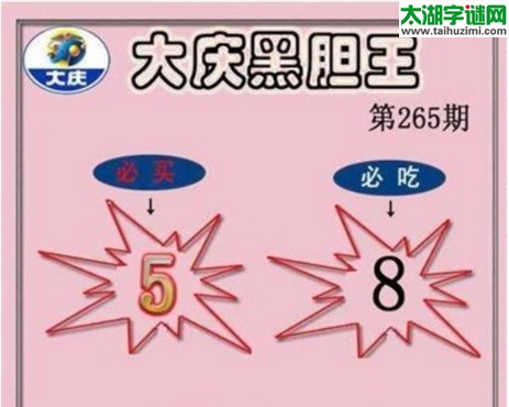 大庆黑胆王图16265期