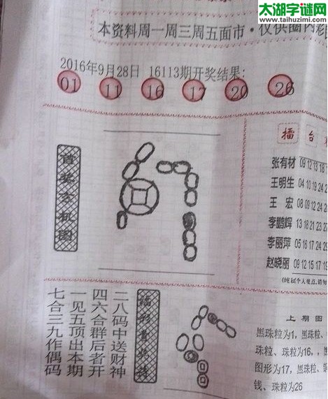 双色球2016114期：彩民乐与阳光探码图