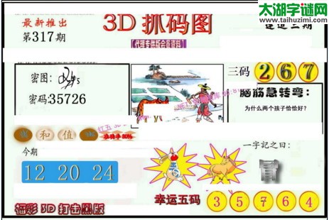 3d317期：红五3d图库总汇（复式定位）