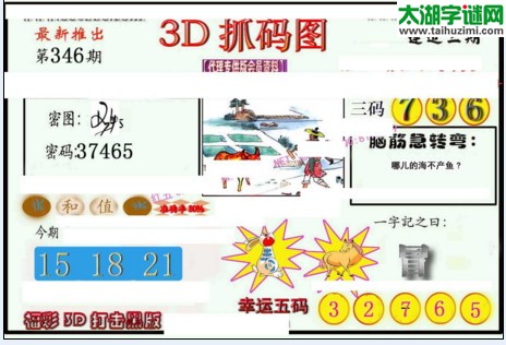 3d346期：红五3d图库总汇（复式定位）