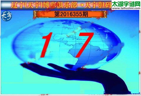 天宇图谜第2016355期胆码图