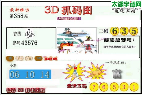 3d358期：红五3d图库总汇（复式定位）