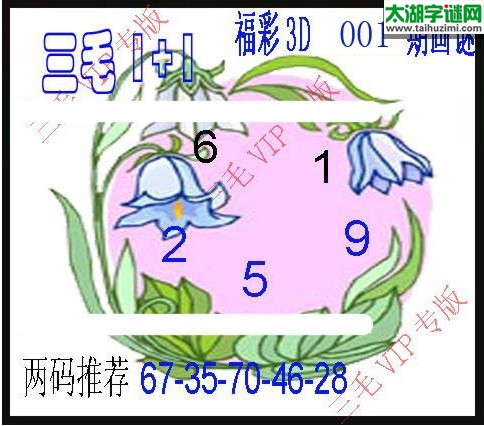 福彩3d三毛图库-17001期