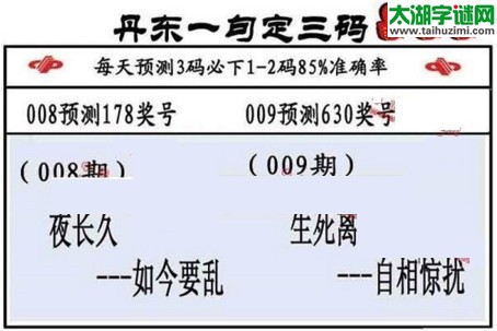 福彩3d第17009期山东真诀