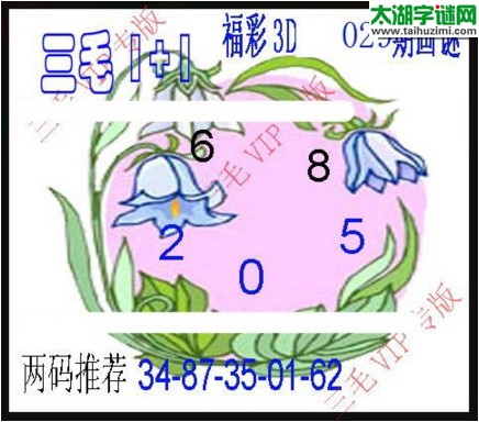 福彩3d三毛图库-17029期