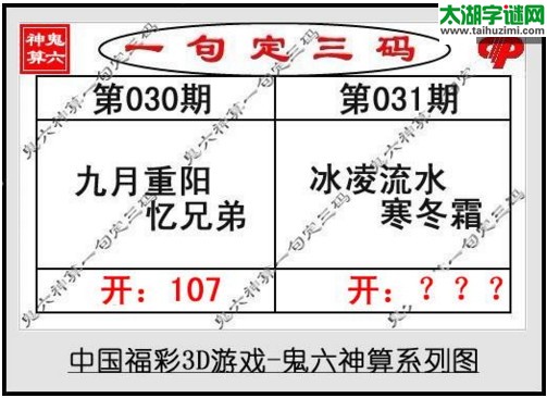 鬼六神算胆码图-17031期