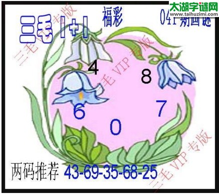 福彩3d三毛图库-17041期