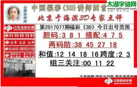 于海滨专家点评17077期