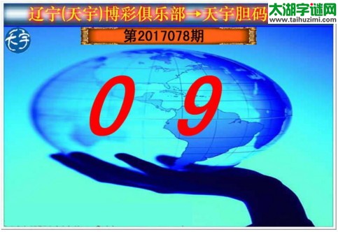 3d078期：天宇一句定三码+胆码图