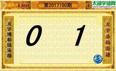 3d100期：天宇一句定三码+胆码图