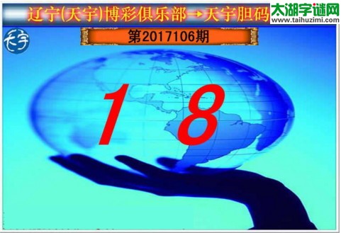 3d106期：天宇一句定三码+胆码图