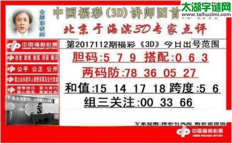 于海滨专家点评17112期