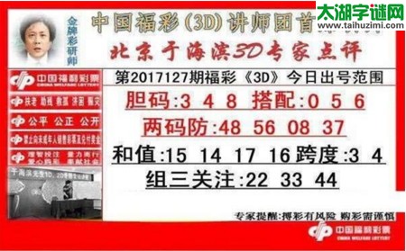 于海滨专家点评17127期