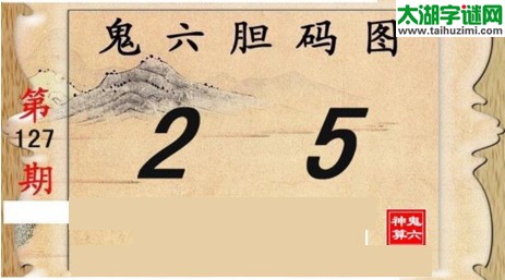 鬼六神算胆码图-17127期