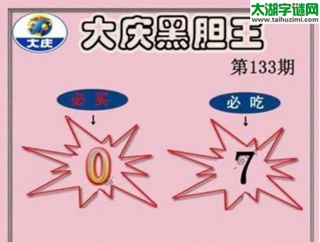 大庆黑胆王图17133期