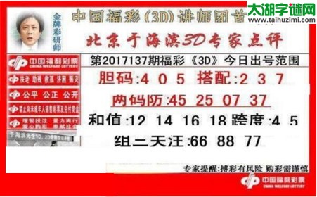 于海滨专家点评17137期