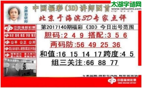 于海滨专家点评17140期