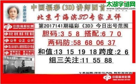 于海滨专家点评17141期