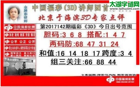 于海滨专家点评17142期