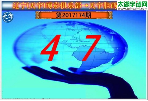 3d174期：天宇一句定三码+胆码图