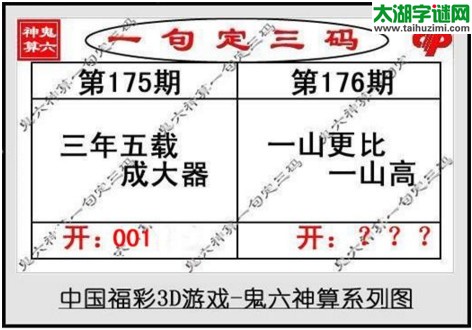 鬼六神算胆码图-17176期