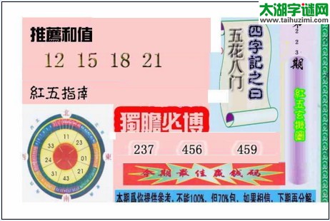 3d223期：红五图库总汇（一句定三码）