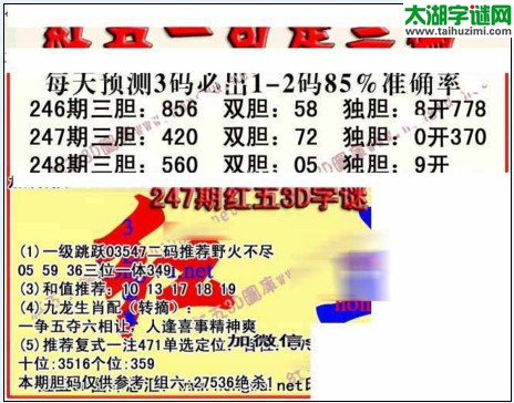 福彩3d红五藏宝图17248期