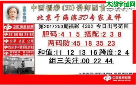 于海滨专家点评17253期