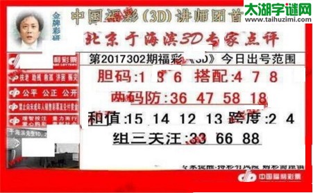 于海滨专家点评17302期