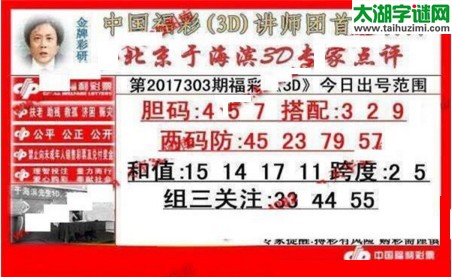 于海滨专家点评17303期