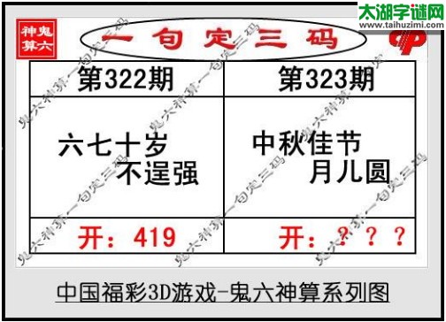 鬼六神算胆码图-17323期