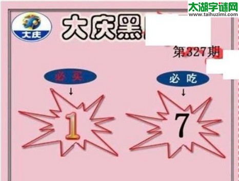 大庆黑胆王图17327期