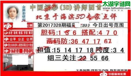 于海滨专家点评17328期