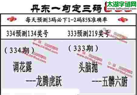 福彩3d第17334期山东真诀